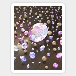 Diamonds and Pearls Sticker